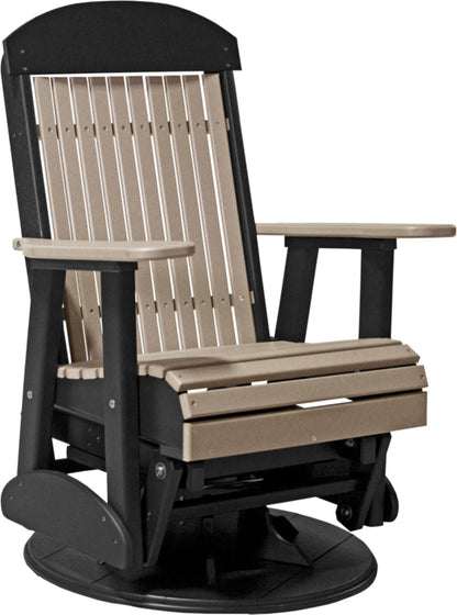 LuxCraft 2' Classic Swivel Glider - 2SCPGCHB