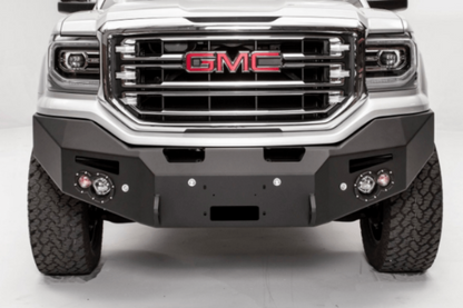 Fab Fours GS16-F3951-1 GMC Sierra 1500 2016-2018 Premium Front Bumper Sensor Winch Ready No Guard