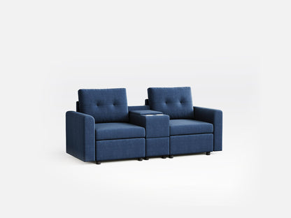 LINSY HOME RUBIK III 2 Seats with Console - US-LH-SPF-Sofa-S800-F-20101-0-00