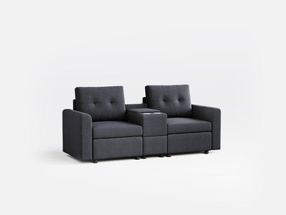 LINSY HOME RUBIK III 2 Seats with Console - US-LH-SPF-Sofa-S800-F-20101-0-00