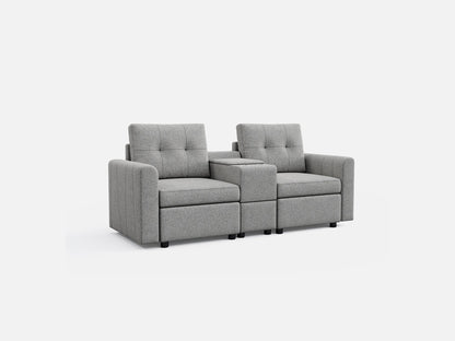 LINSY HOME RUBIK III 2 Seats with Console - US-LH-SPF-Sofa-S800-F-20101-0-00