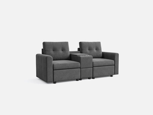 LINSY HOME RUBIK III 2 Seats with Console - US-LH-SPF-Sofa-S800-F-20101-0-00