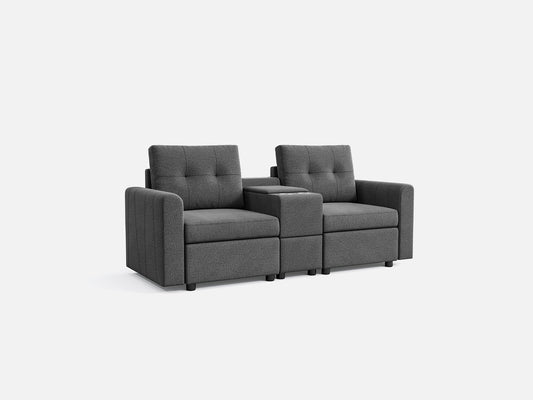 LINSY HOME RUBIK III 2 Seats with Console - US-LH-SPF-Sofa-S800-F-20101-0-00