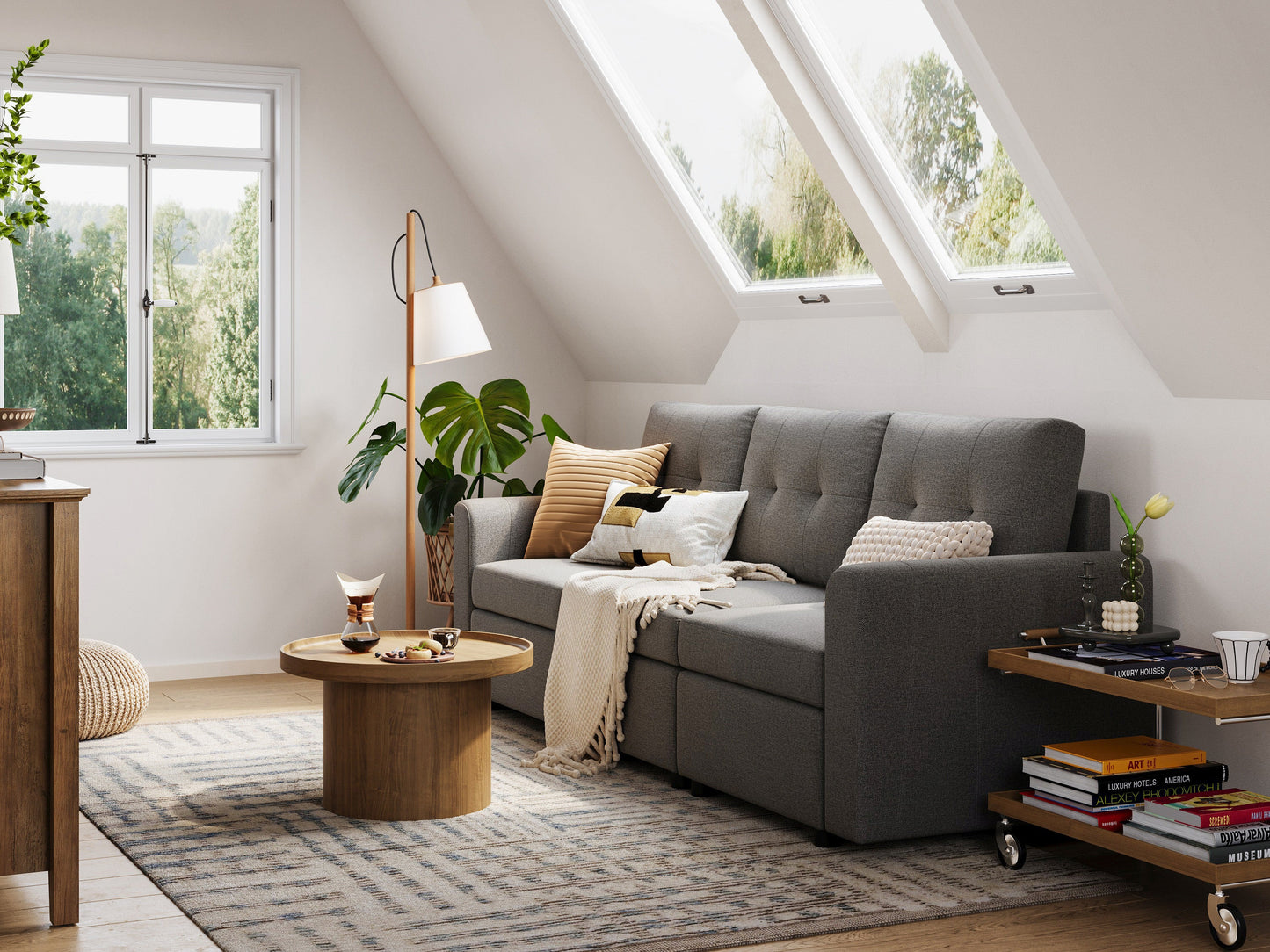 LINSY HOME RUBIK III 3 Seats Sofa - US-LH-SPF-Sofa-S800-F11-30-0-00