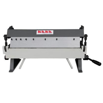 KAKA INDUSTRIAL Sheet Metal Brake, 24-Inch Metal Brake Bender, 20-Gauge Mild Steel Capacity,  Box and Pan Brake for Precision Bending, 0-135 Degree Adjustable Solid Construction Pan and Box Brake, Finger size is 1", 2", 3", 8" & 10"  W-2420A - 173102