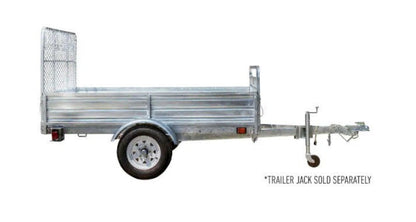 DK2 MMT5X7G-DUG 1639 lb. Capacity 4.5 ft. x 7.5 ft. Drive-Up Gate Single Axle Trailer Kit Galvanized New - MMT5X7G-DUG