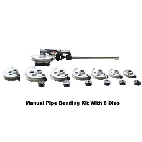 KAKA Industrial MY-22 Compact Bender Kit, Manual Pipe Bending Kit With 8 Dies - 173215