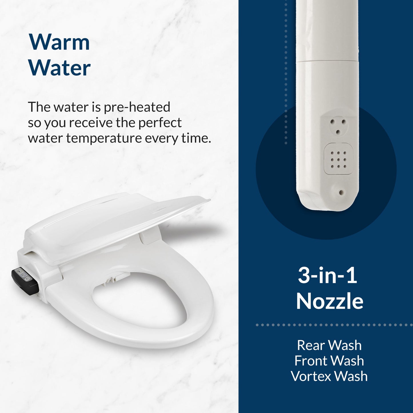 Bio Bidet BB-1000 Supreme Bidet Toilet Seat - 7ZBB1000E 000