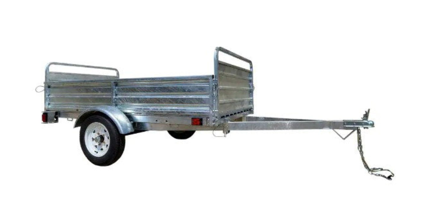 DK2 MMT5X7G 1639 lb. Capacity 4.5 ft. x 7.5 ft. Extendable 12 ft Bed Trailer Kit Galvanized New - MMT5X7G