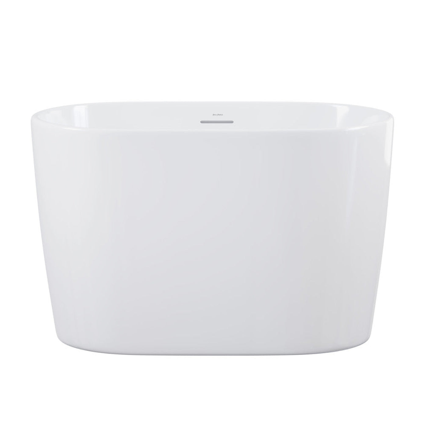 Swiss Madison Claire 43" Japanese Soaking Freestanding Bathtub in Glossy White, Drain Included - SM-FB1901GW