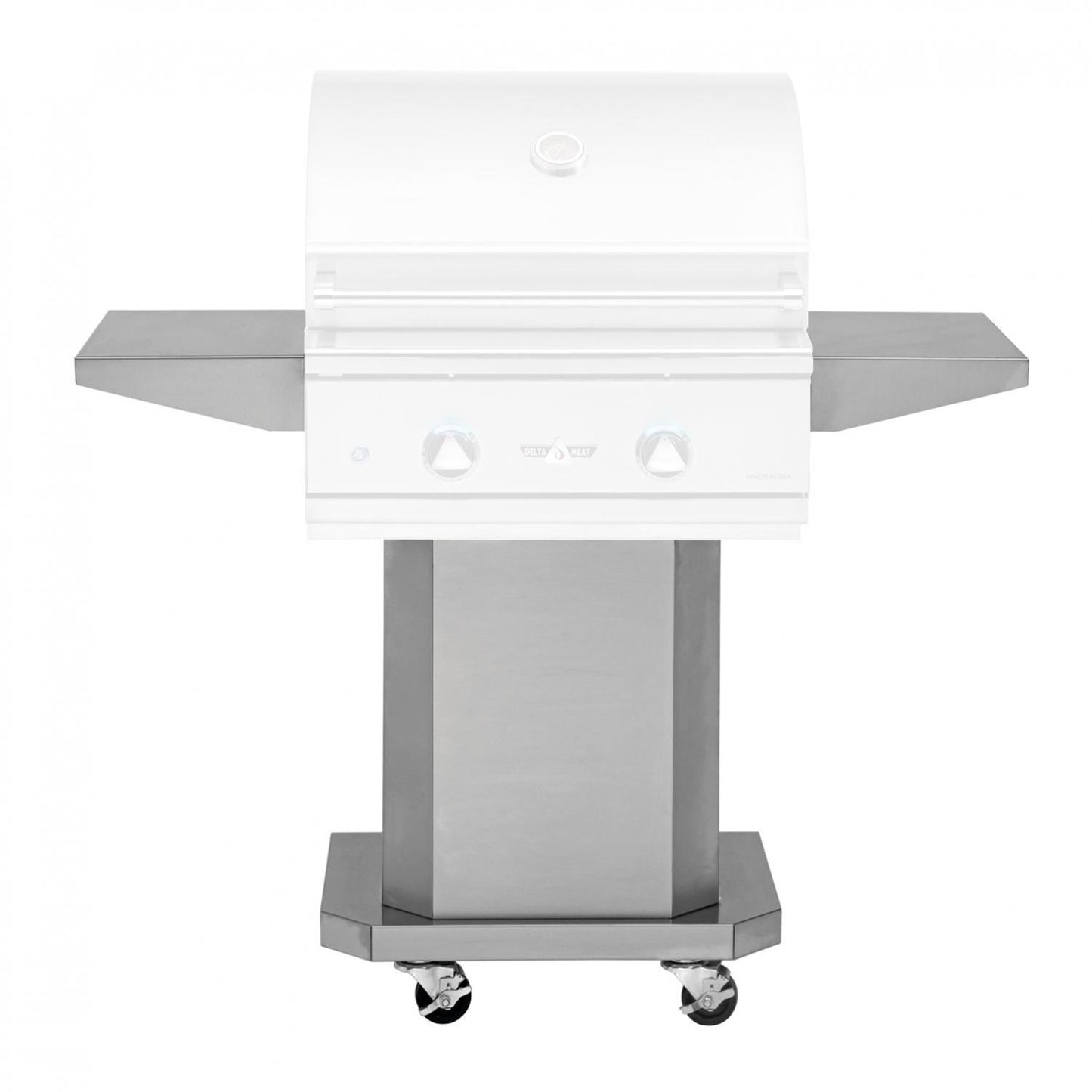 Delta Heat: 26" Pedestal CART ONLY (for DHBQ26G-D) - DHPB26-C
