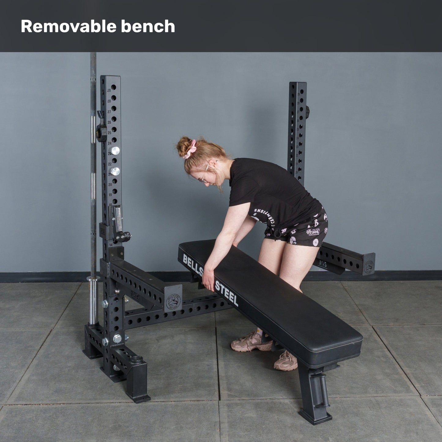 Bells Of Steel Manticore Two Post Converter Bench - 2POST-CNVT-MTC-SET