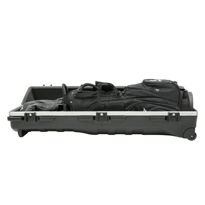 SKB Cases ATA Deluxe Standard Medium Hard Plastic Wheeled Golf Bag Travel Case - 93190