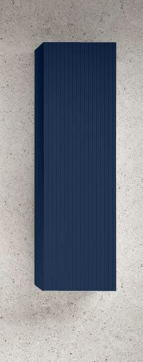 48" Royal Blue Finish Wall Mount Bath Vanity with Linen Cabinet Option Made in Spain