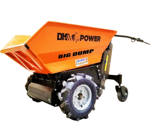 DK2 OPD811 8 cu. ft. 1100 lbs. Capacity Electric Powered Dump Cart with Auto-Stop Release and Brake New - OPD811