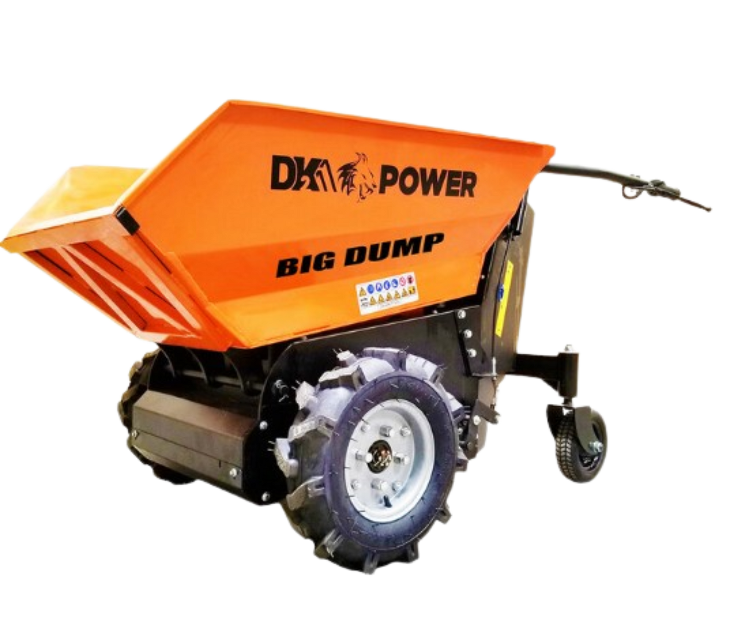 DK2 OPD811 8 cu. ft. 1100 lbs. Capacity Electric Powered Dump Cart with Auto-Stop Release and Brake New - OPD811