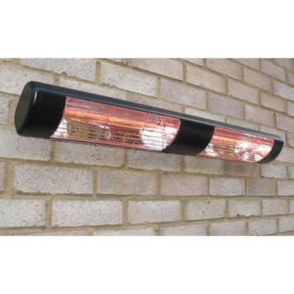 SunHeat Commercial/Restaurant 240V Wall Mount Electric Patio Heater by SUNHEAT- 3000W- Black - WL-30B - 901630240