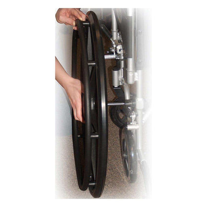 Drive Medical Poly Fly Lightweight Transport Chair Wheelchair - DM-TR18
