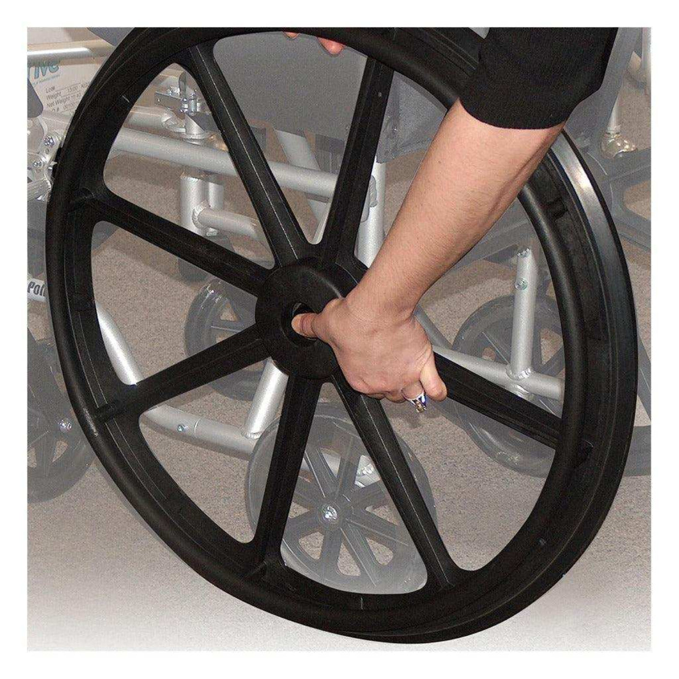 Drive Medical Poly Fly Lightweight Transport Chair Wheelchair - DM-TR18
