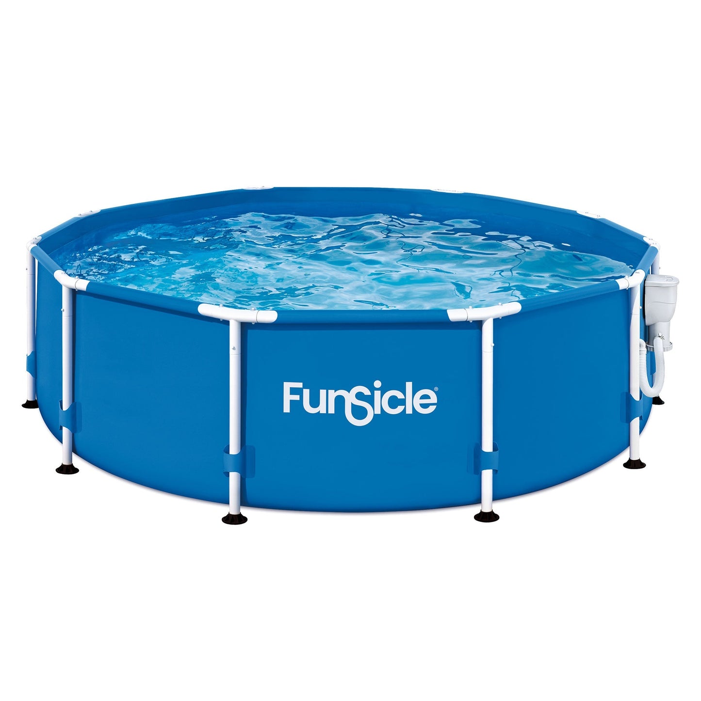 Marcy Funsicle 10' x 30" Outdoor Activity Round Frame Above Ground Swimming Pool Set - 308887