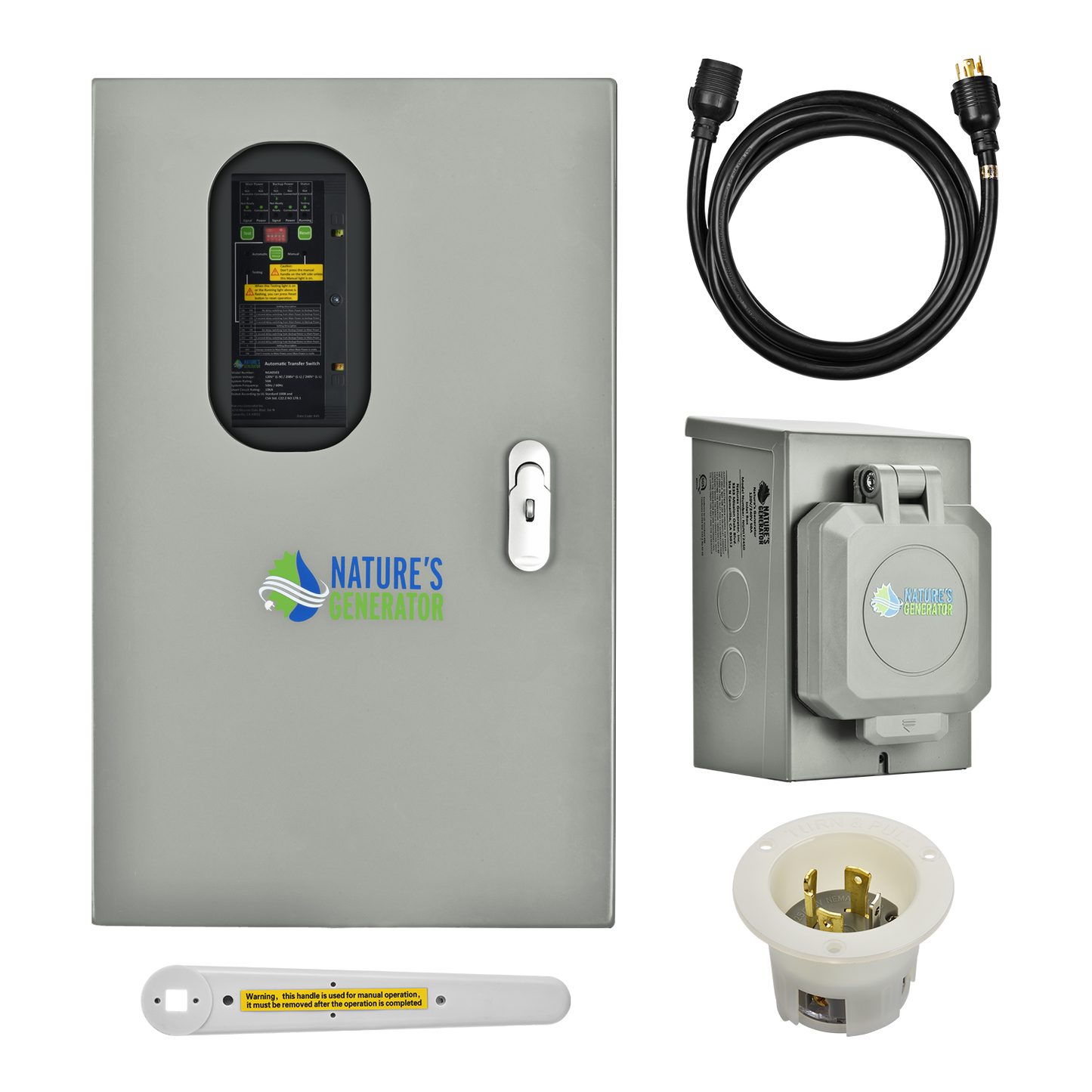 Nature's Generator  30A Automatic Generator Transfer Switch - NGA03030816N