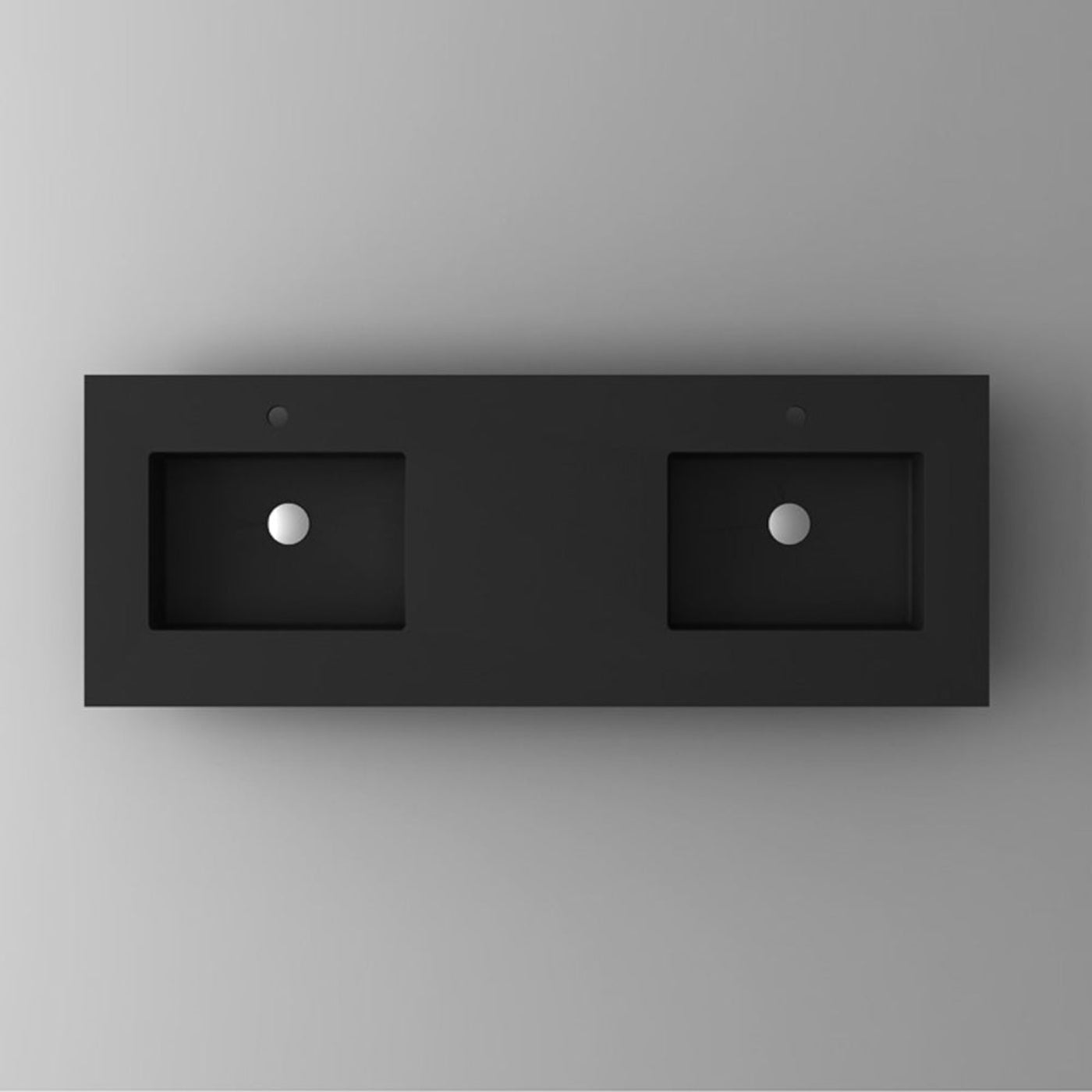 Laviva VIVA Stone Matte Black Countertop - 313SQ1HSS-24-MB