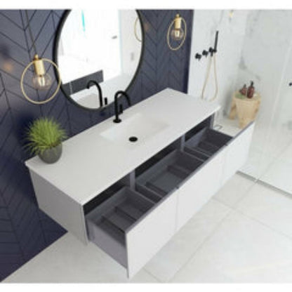 Laviva Vitri 60" Double Vanity - 313VTR-60DCW,