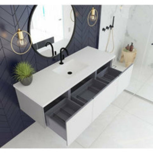 Laviva Vitri 60" Double Vanity - 313VTR-60DCW,