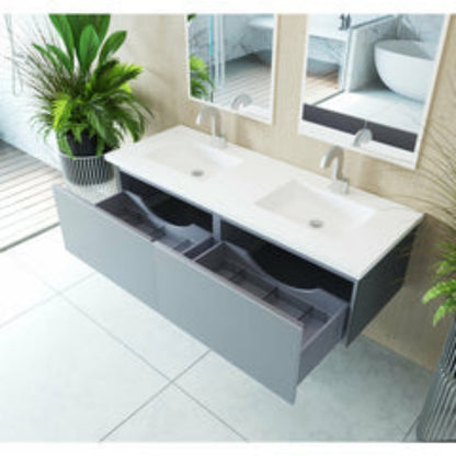 Laviva Vitri 60" Double Vanity - 313VTR-60DCW,