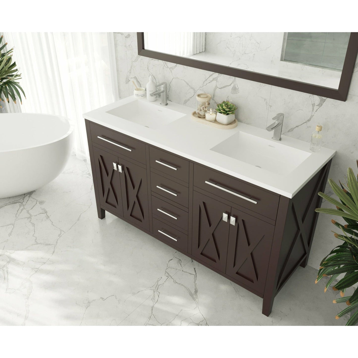 Laviva Wimbledon 60" Vanity - 313YG319-60B