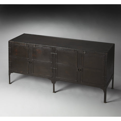 Butler Specialty Company Owen Industrial Chic Console Cabinet, Black -  3164025