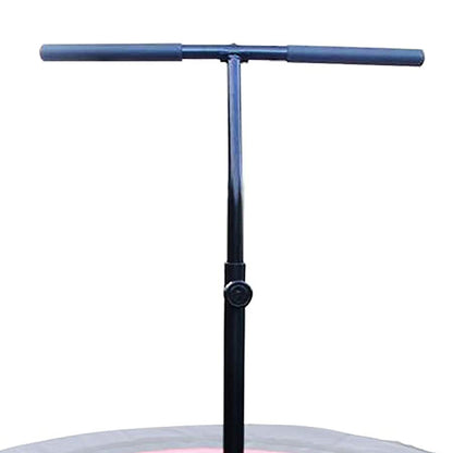LEAPS & REBOUNDS 48" Adjustable Stability Bar w/ 48" Fitness Trampoline, Purple - 318054