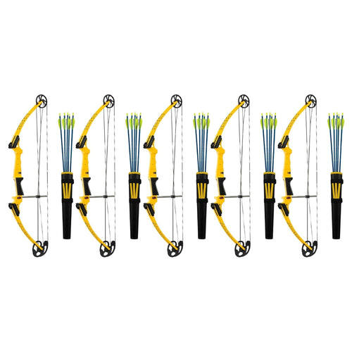 Genesis Archery Original Right Hand Compound Bow Kit w/Arrows & Quiver (5 Pack) - 323587