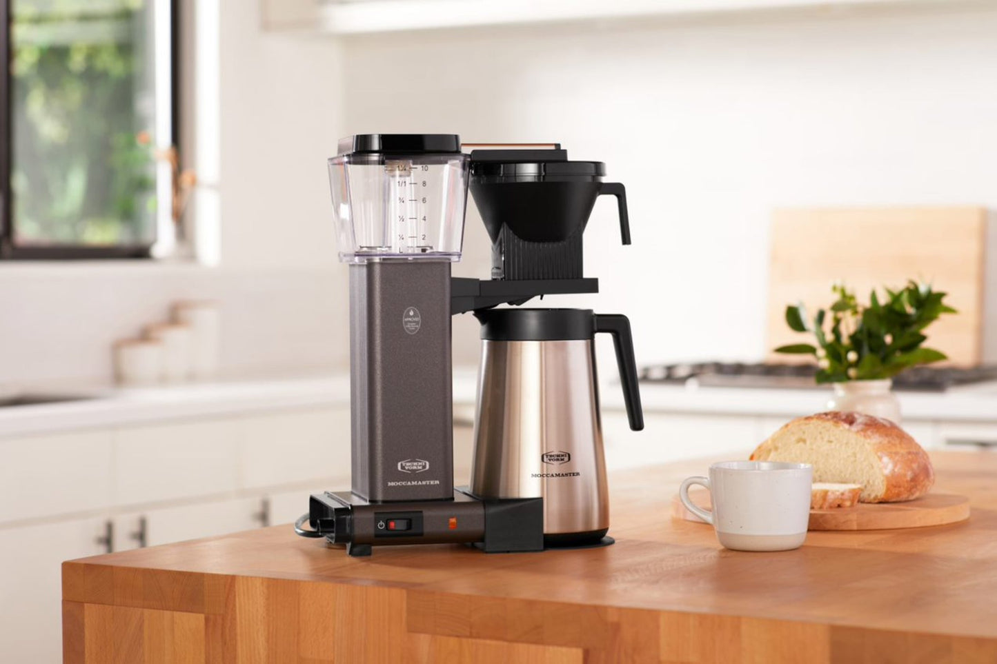 Moccamaster KBGT Coffe Maker in Stone Grey - 79317