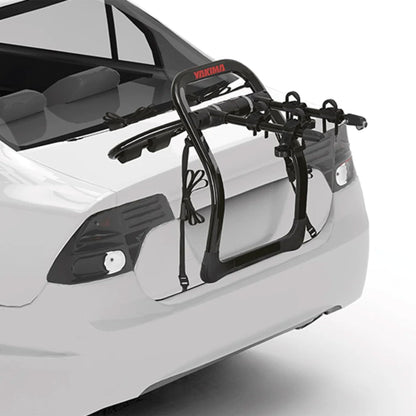 Summer Waves Yakima FullBack 3 Bike Capacity Car Trunk Bike Strap Rack with ZipStrips, Black - 326295