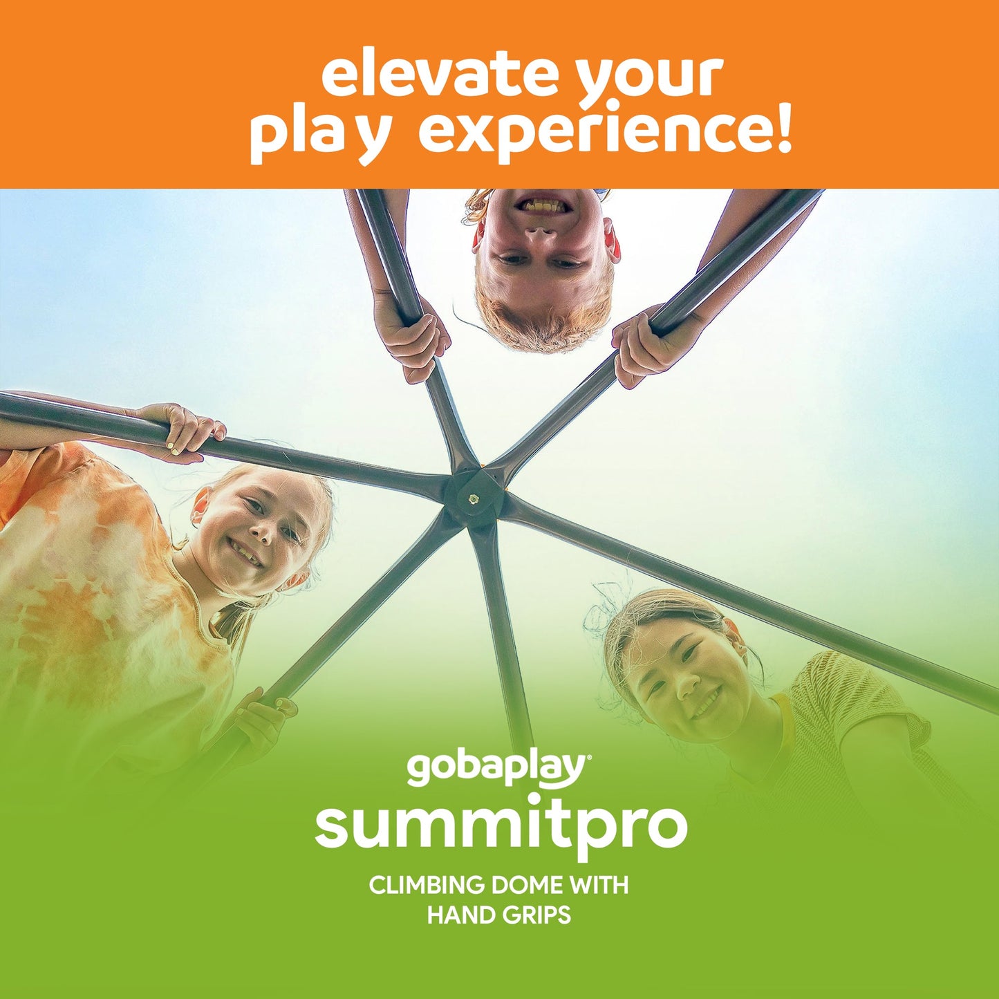 gobaplay SummitPro Climbing Dome – 7.5ft Heavy Duty Kids Climber with Hand Grips - 326416