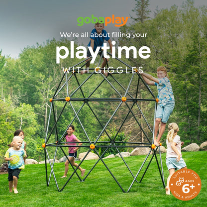 gobaplay SummitPro Climbing Dome – 7.5ft Heavy Duty Kids Climber with Hand Grips - 326416