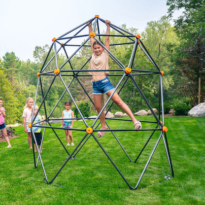 gobaplay Powder Coated Steel Geometric Climbing Dome with 3 Anchors  - 406865