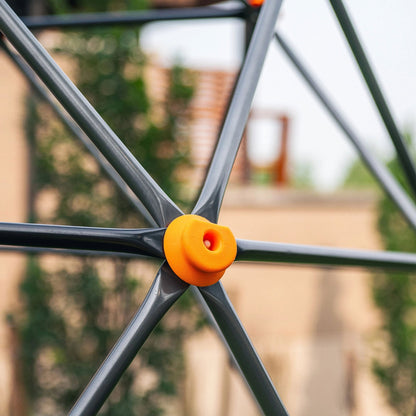 gobaplay Large Powder Coated Steel Geometric Climbing Dome with 3 Sleek Anchors (For Parts) - 407611