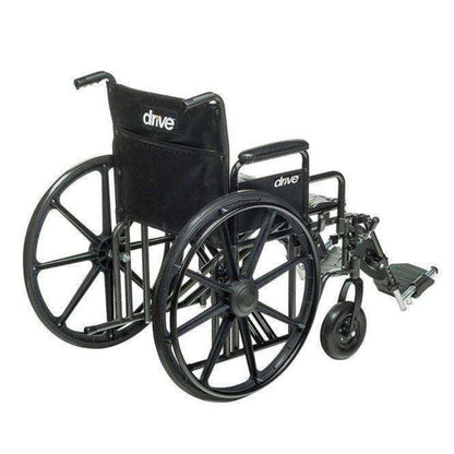 Drive Medical Sentra EC Heavy Duty Wheelchair - DM-STD20ECDFAHDSF