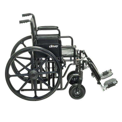 Drive Medical Sentra EC Heavy Duty Wheelchair - DM-STD20ECDFAHDSF