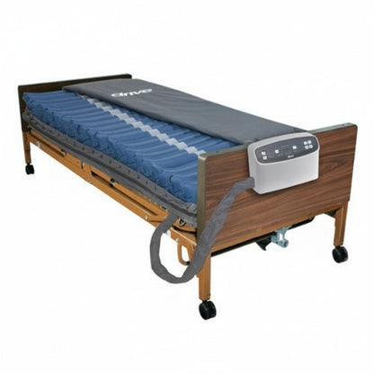 Drive Medical Med-Aire Plus 8" Alternating Pressure and Low Air Loss Mattress with 10" Defined Perimeter - DMM-14029DPMN