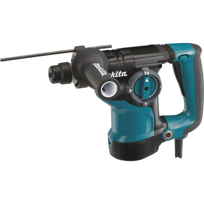 Makita 1-1/8" Rotary Hammer, accepts SDS-PLUS bits, 3-mode, var. spd., reversible, L.E.D. Light, case - HR2811F