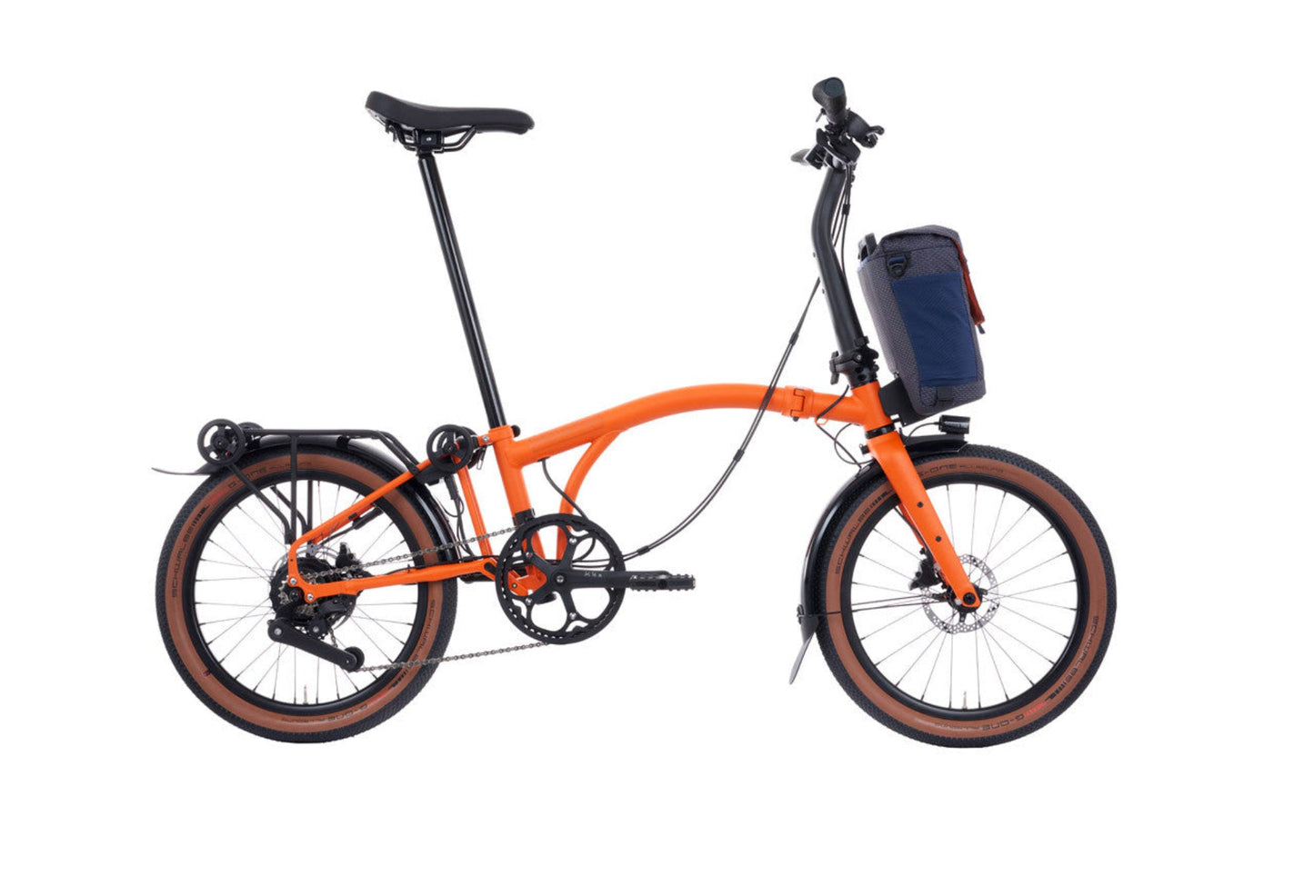 Brompton G Line ELECTRIC 4-Speed Adventure Orange IN STOCK NOW!