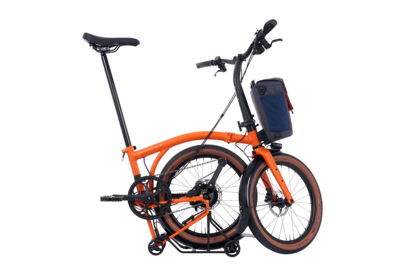 Brompton G Line ELECTRIC 4-Speed Adventure Orange IN STOCK NOW!