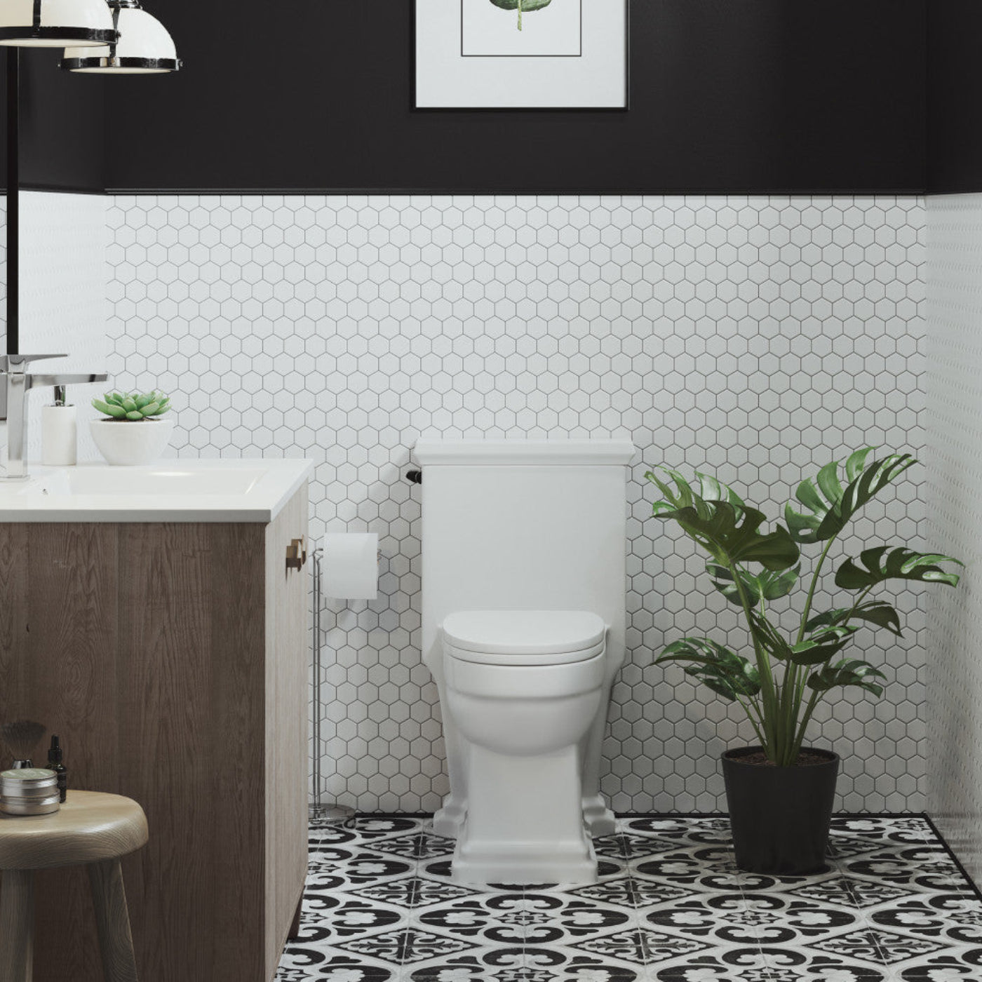 Swiss Madison Voltaire One-Piece Elongated Toilet Side Flush 1.28 gpf - SM-1T114