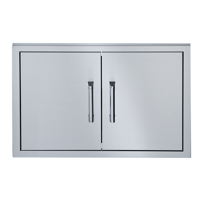 Broilmaster 34-Inch W x 22-Inch H Double Doors in Stainless Steel  - BSAD3422D