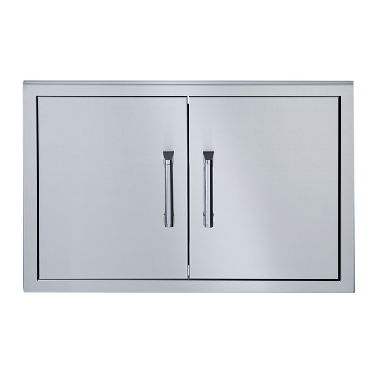 Broilmaster 34-Inch W x 22-Inch H Double Doors in Stainless Steel  - BSAD3422D