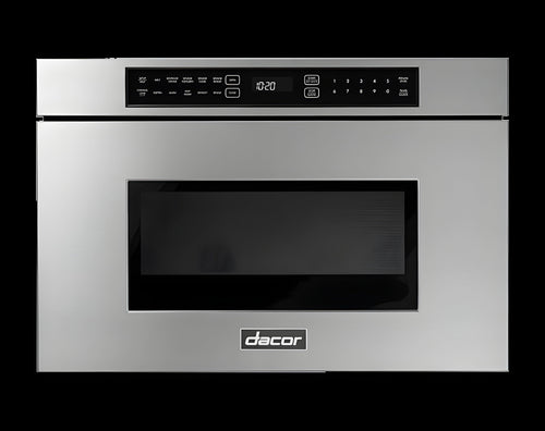 DACOR 24" Microwave-In-A-Drawer, Silver Stainless Steel - DMR24M977WS-KT