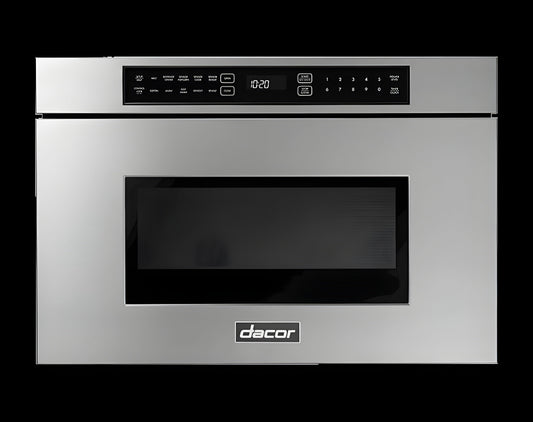 DACOR 24" Microwave-In-A-Drawer, Silver Stainless Steel - DMR24M977WS-KT